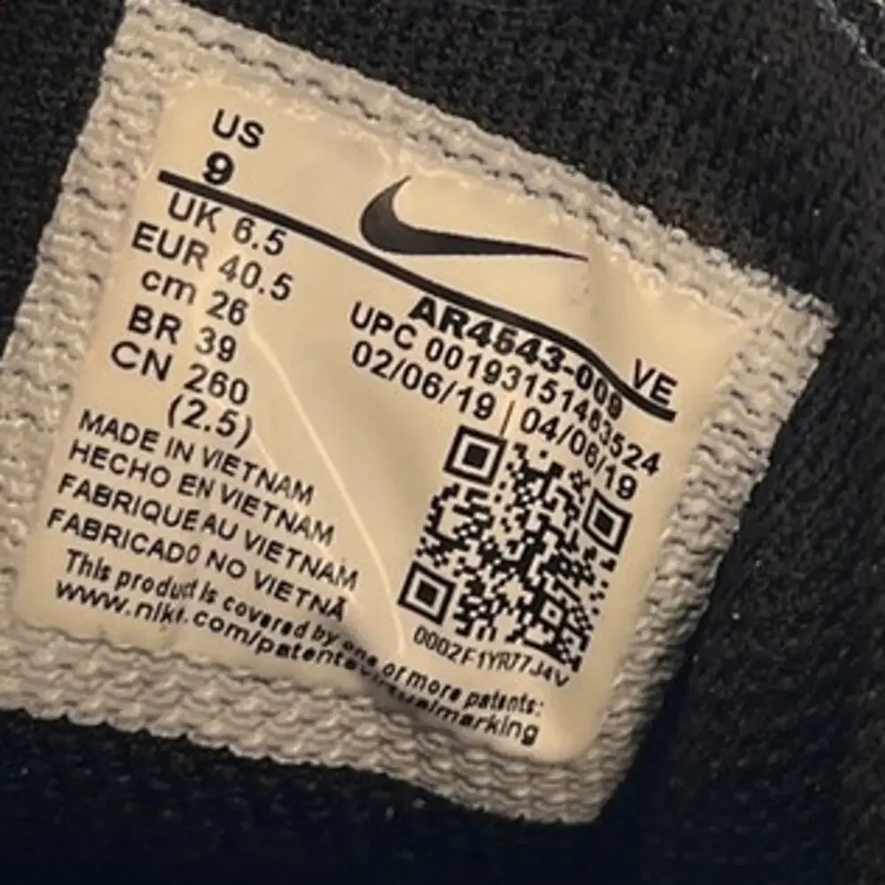 Womens Nike In-Season TR 9 AR4543-009 Mesh Athletic Running Sneaker SZ 9 Black